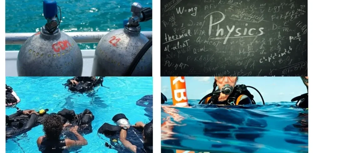 "Diving Mentor educational guide to PADI physics and dive theory featuring YouTube video tutorials. Visualizing gas laws, buoyancy skills, and Red Sea diving education in Hurghada for pro-level scuba students."